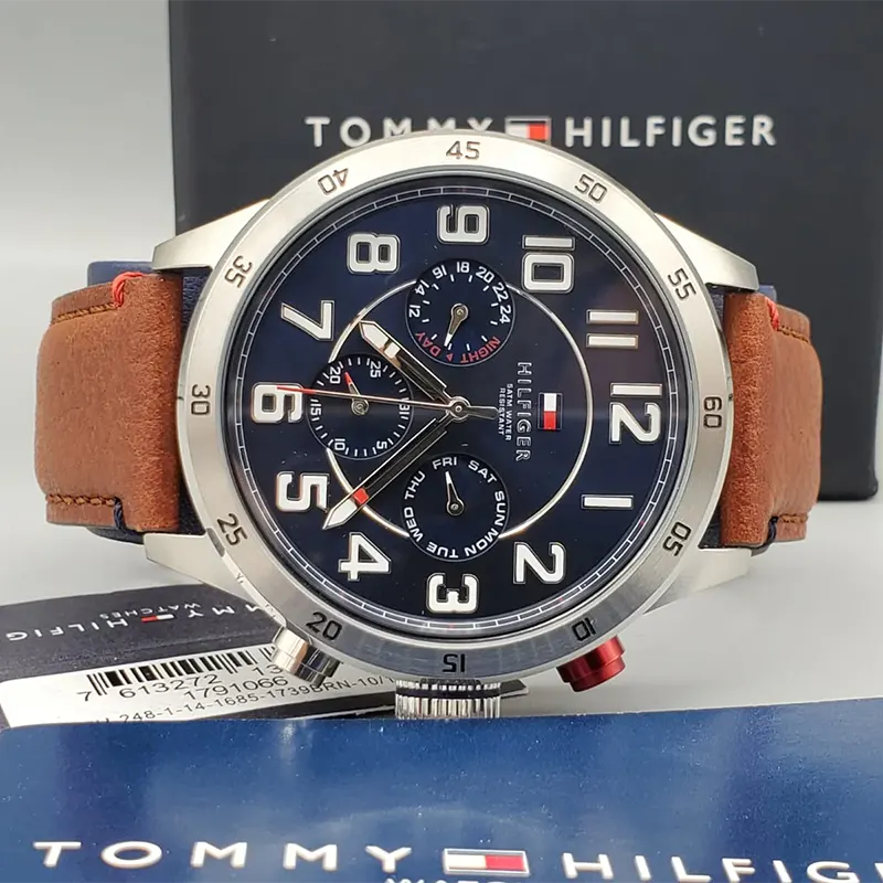 Tommy Hilfiger Trent Chronograph Blue Dial Men's Watch- 1791066